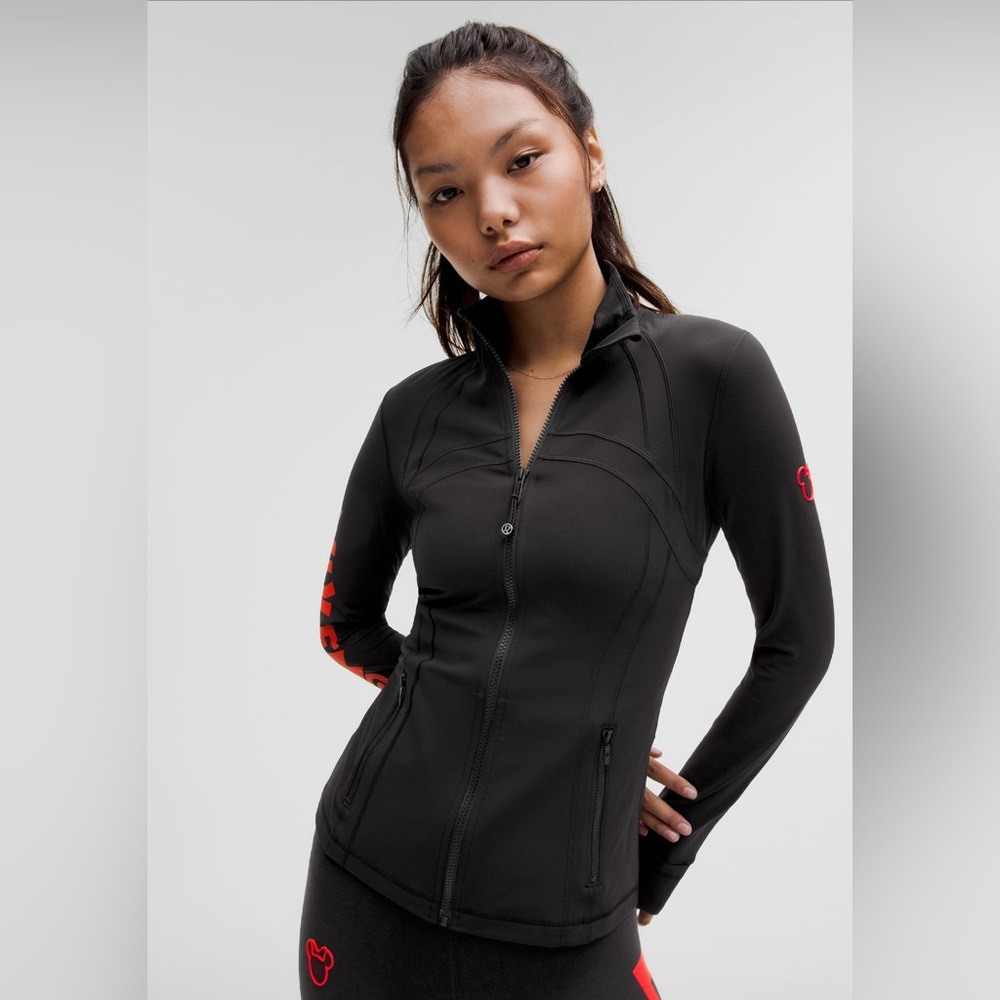 🆕 Disney x lululemon🍋Define Jacket Nulu Black Sz 4